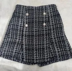 one way ツイードスリットミニスカパン スカート パンツ