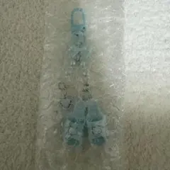 ハローキティ　シークレットキーホルダー　ミニチュアキルト　水色 スリッパ