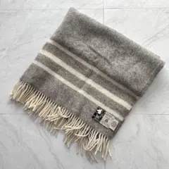 シルケボーウルドスピンデリ ハーフケット ピュアウール100% フリンジ 3本線