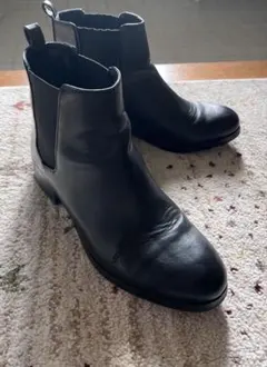 UNITEDARROWSgreenlabelrelaxing黒サイドゴアブーツ