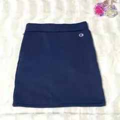 Champion ゴルフ 裏起毛 タイトスカート ネイビー スウェットスカート