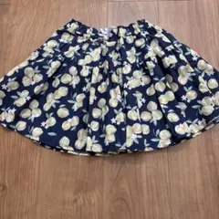 ☆美品☆エニィファム　レモン柄フリルスカパン 120cmのサムネイル