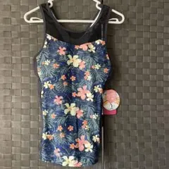 水陸両用Msize/ヨガ、フィットネス、サップ/タンクトップ ネイビー/ブラック