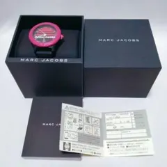 MARC JACOBS 腕時計　ブラック/ピンク