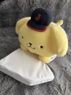 【未開封】サンリオキャラクターズ サムライジャパン　ポムポムプリン　おまけ付き 侍ジャパン×サンリオキャラクターズ ぬいぐるみマスコット（HOME