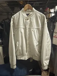 90s Catalina カタリナ　ダービージャケット カップショルダー 白 M