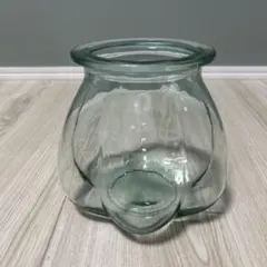 ガラス製フラワーベース　クリア　花瓶　金魚鉢　インテリア