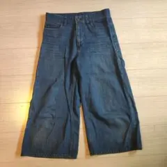 UNIQLO ワイドパンツ 24 (61cm) ダークブルー