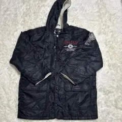 【希少】コンバース ベンチコート ジャケット 裏起毛 刺繍ロゴ ビッグロゴ L