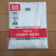 B.V.D. U首半袖Tシャツ ホワイト Lサイズのサムネイル
