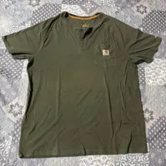 Carhartt カーハート ヘンリーネック ポケットTシャツ カーキ