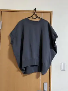 ミズイロインド　コクーンワイドベスト　グレー　未使用　タグ付き