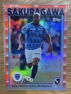 5枚限定 櫻川ソロモン 2/5 パラレルカード 横浜FC TOPPS 2025
