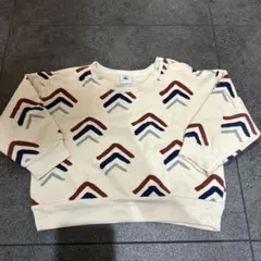 プチバトー　幾何学模様トレーナー