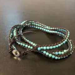 CHAN LUU 4連 ターコイズ ブレスレット