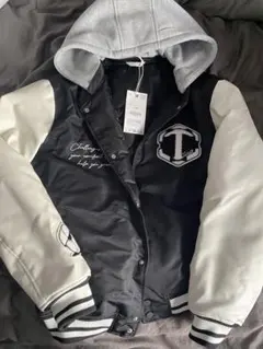 【最終値下げ】ZARAフード付きスタジャン　タグ付き未使用