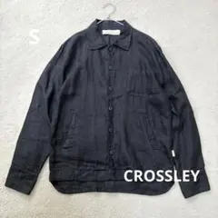 リネンシャツ crossley メンズ 公式 ラッドブルー サンドウォッシュリネンシャツ KHAKI S キレイめ 夏 メンズ 長袖シャツ サーフ 大人カジュアル KHAKI 新品 100 XL 43 52