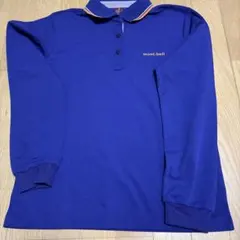 mont-bell Mサイズ 紫 長袖ポロシャツ