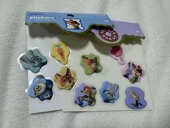 ズートピア　ぷっくりピースシール　おすそわけ
