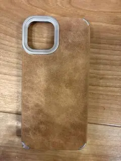 レザー風ブラウンケース iPhone12pro