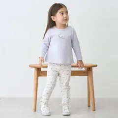 プティマイン 【プティプラ】GIRLS10分丈レギンス　90センチ　新品