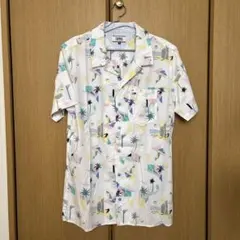 TOMMY JEANS 半袖シャツ 総柄 Mサイズのサムネイル