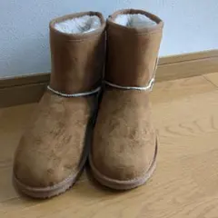 ブラウン ショートブーツ 冬用