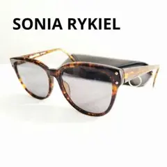 SONIA RYKIEL サングラス べっ甲柄 キャットアイ 66-9504