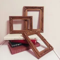 ●アンティーク調フレーム額縁●大小6個Set●