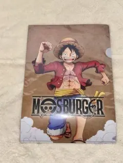 MOS BURGER ONE PIECE A4クリアファイル、ハンドタオルセット - メルカリ