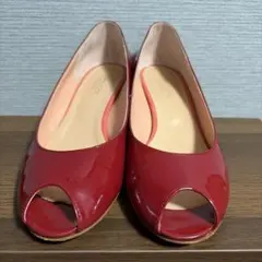Odette e Odile　 オープントゥパンプス レッドのサムネイル