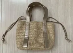 カジュアルストロートートバッグ