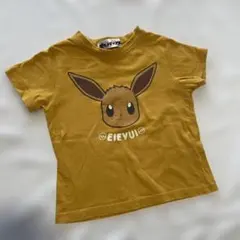 ポケモンイーブイ Tシャツ 90サイズ マスタード