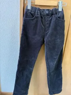 コーデュロイ長ズボン ブラック 黒120cm