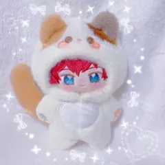 10㎝　ぬい服　ぬいぐるみ服　三毛猫の着ぐるみ　いつぬい　にじぱぺっと