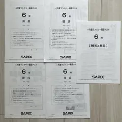 原本】サピックス 4年 2019年 4月度マンスリー確認テスト 4教科 - メルカリ