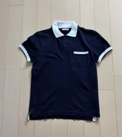 Cruciani 鹿の子ポロシャツ 48 インディゴブルー - メルカリ