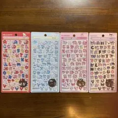 【国内正規品】ボンボンドロップシール　文字　サンリオ　4枚セット　moji　新作