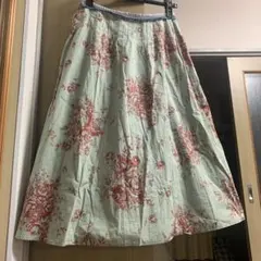 フレアスカート　オリーブのサムネイル