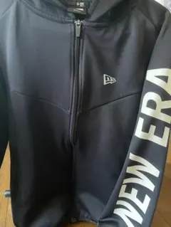 NEW ERA ジップアップパーカー ブラック