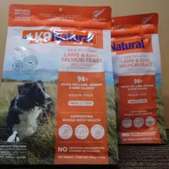 【特価】⭐️k9ナチュラル　ラム&サーモンフィースト500g×2袋⭐️ K9ナチュラル フリーズドライ ラム＆キングサーモン・フィースト