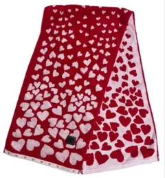 ANNA SUI 新品 訳あり ハート柄 ロングフェイスタオル