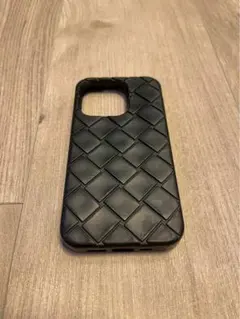 ボッテガヴェネタiPhone12ケース イントレチャート 黒 ショルダー