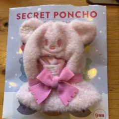ディズニーストア、シークレットポンチョ【ピンク】
