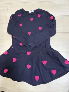 H&M 4-6y 110 ハート柄ニット　セットアップ