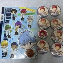 黒子のバスケ　帝光赤司征十郎 缶バッジ　クリアファイルセット