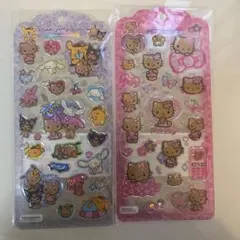 サンリオ　日焼けキティー　クロミ　シナモン　シール帳　ぷくぷくシール正規品