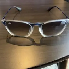 Ray-Ban グレー/クリア サングラス ケース付き