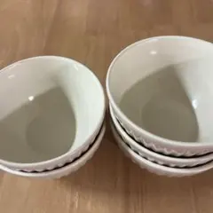 ヴィンテージ ベルギー BOCH ボッホ カフェオレボウル 白 エクリュ 