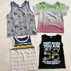 タンクトップ 男の子 まとめ売り 4点セット 半袖 Tシャツ